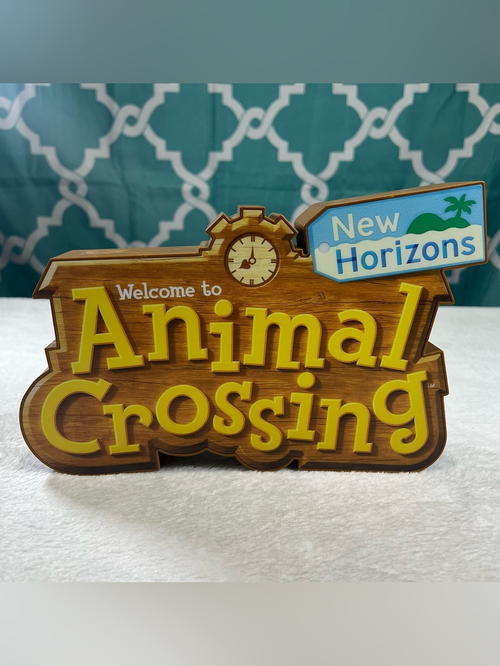 Animal Crossing New Horizons Logo Light with Two Light Modes